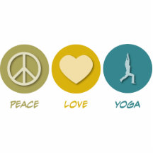 Peace Love Yoga Photo Cutout