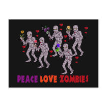 Peace Love Zombies Postcards
