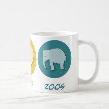 Peace Love Zoos Coffee Mug