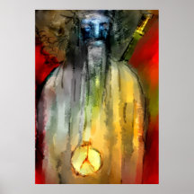 Peace man Print