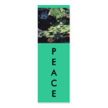 PEACE Mini Bookmarks business cards