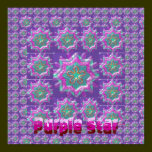 Peace n Joy: Holy Purple Star Constellation posters