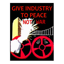 Peace Not War - Postcard