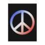 Peace on Black Post Cards