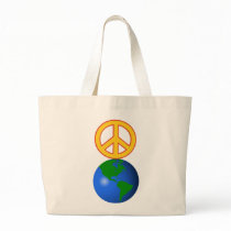 Peace On Earth Canvas Bags