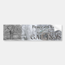 Peace on Earth Bumper Sticker