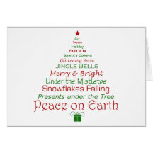 Peace on Earth Christmas Card