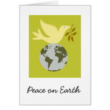 Peace On Earth Christmas Holiday Cards