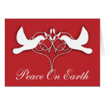 Peace On Earth Dove Christmas Card