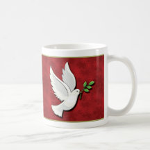 Peace on Earth Dove Mugs