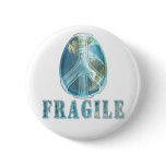 Peace on Earth Egg Button