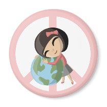 "Peace on Earth" Emily Fridge Magnets