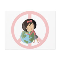 "Peace on Earth" Emily Post Card