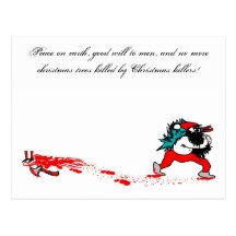Peace on earth, good will to men... postcard