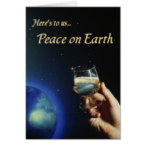 Peace on Earth holiday card cards