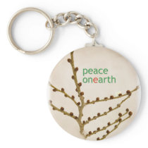 peace on earth keychains