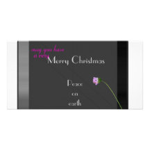 Peace on Earth Photo Card Template