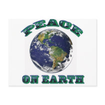 Peace On Earth Post Card