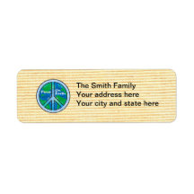 Peace on Earth Return Address Label