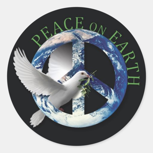 Peace on Earth Sticker