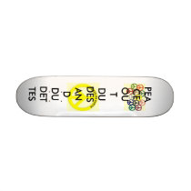 peace_on_earth_tm, peace_signs_all_solid,  PEAC... Skateboard Decks