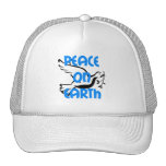 Peace on earth trucker hat