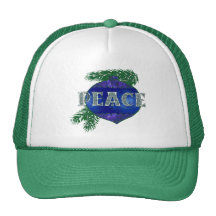 Peace Ornament Mesh Hats