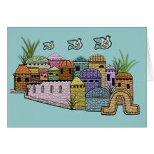 Peace over Jerusalem Greeting Card