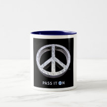 Peace: Pass It On Coffee Mug