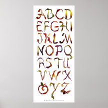 Peace Petals Alphabet Posters
