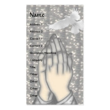 Peace! Please!  business-card template Business Card