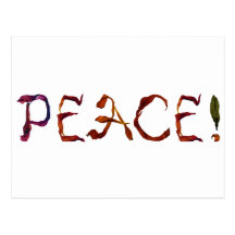 peace! postcard