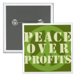 peace profits round button