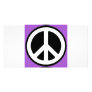 Peace Purple Sign! Photo Card Template