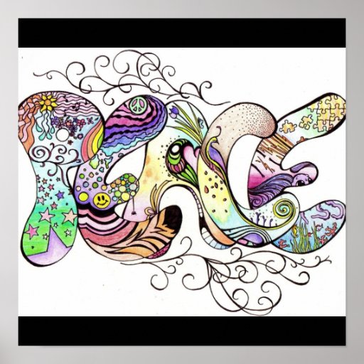 Peace Scroll Poster