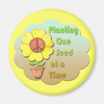 Peace Seeds Magnet