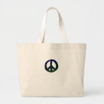 Peace Sign Blue and Green mini Bag