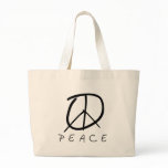 Peace Sign: Bud Hand Script bags