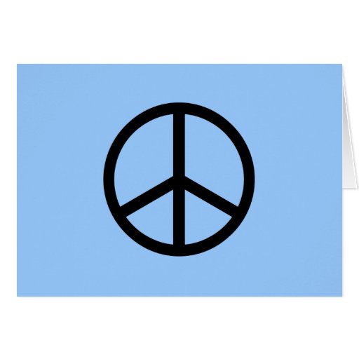 Peace Sign Card