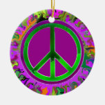 Peace Sign Christmas Christmas Ornament