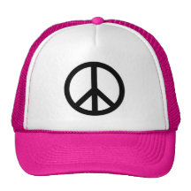 peace sign hat