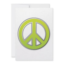 Peace Sign invitations