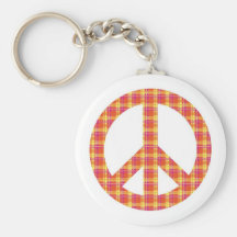 Peace Sign Keychains