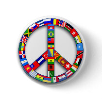 Peace Sign Made of Flags T-shirts, Mugs, Gifts Buttons
