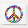 Peace Sign Made of Flags T-shirts, Mugs, Gifts Mousepad