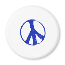 Peace Sign Fridge Magnet