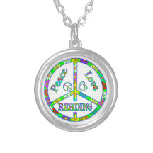Peace Sign Reading Custom Jewelry