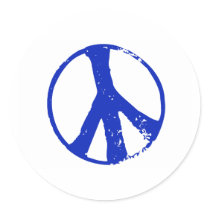 Peace Sign Round Sticker