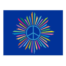 Peace Sign Symbol Post Cards