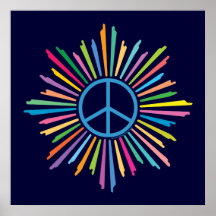 Peace Sign Symbol Posters